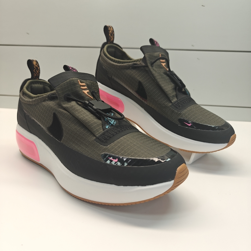 Nike Air Max DIA Winter Cargo Khaki Black Casual Running Sneakers size Women's 8 - Picture 2 of 9